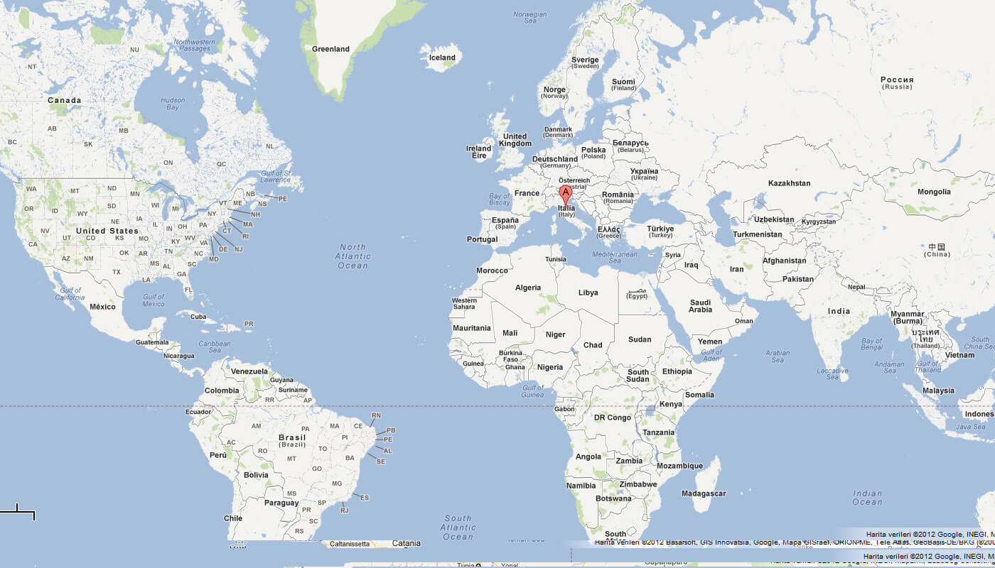 MAP OF SAN MARINO WORLD
